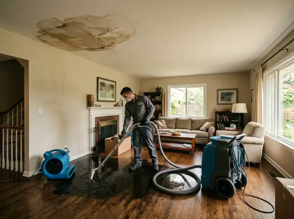 attic-pipe-burst-ceiling-drip-008 — frequently asked questions, Water Damage Restoration & Carpet Care in Woodsfield, OH